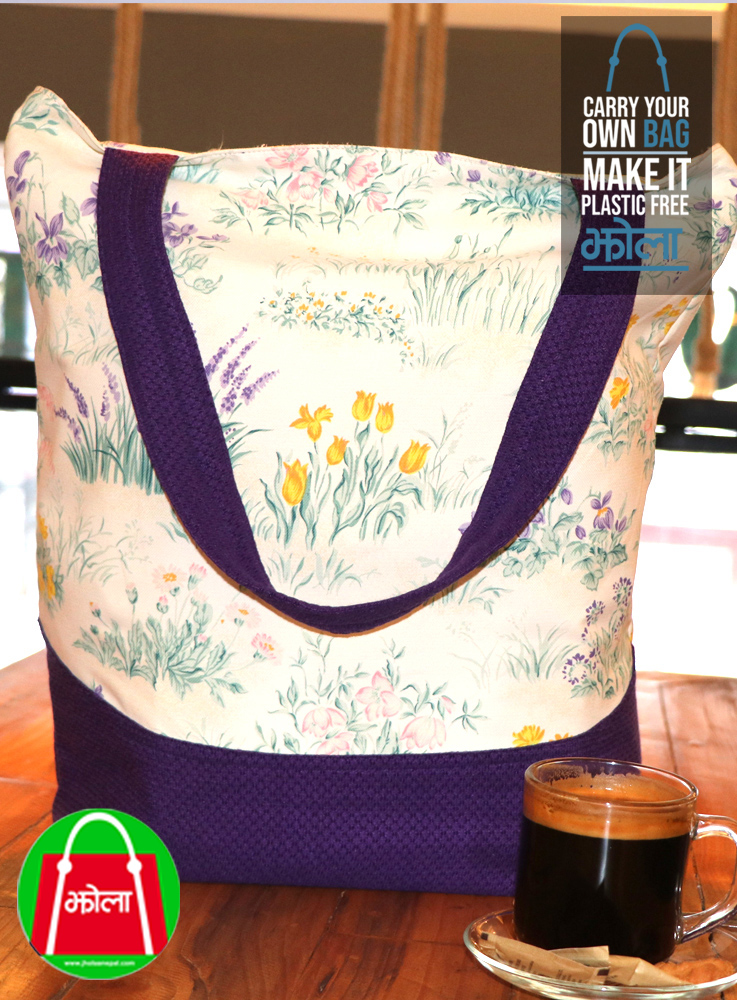 Jholaa Floral Purple Base