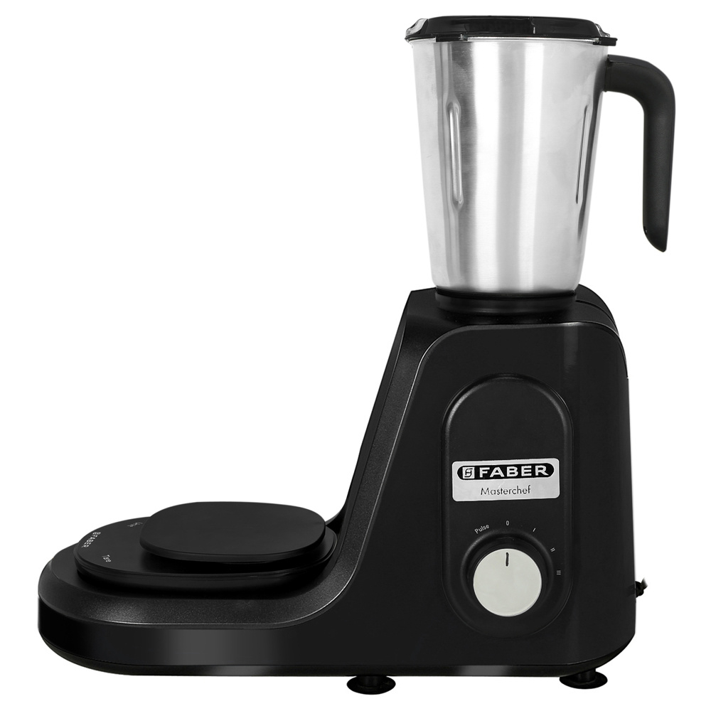 Faber FMG MasterChef 3J 800W Juicer Mixer Grinder with 3 Stainless Steel Jar (Black)