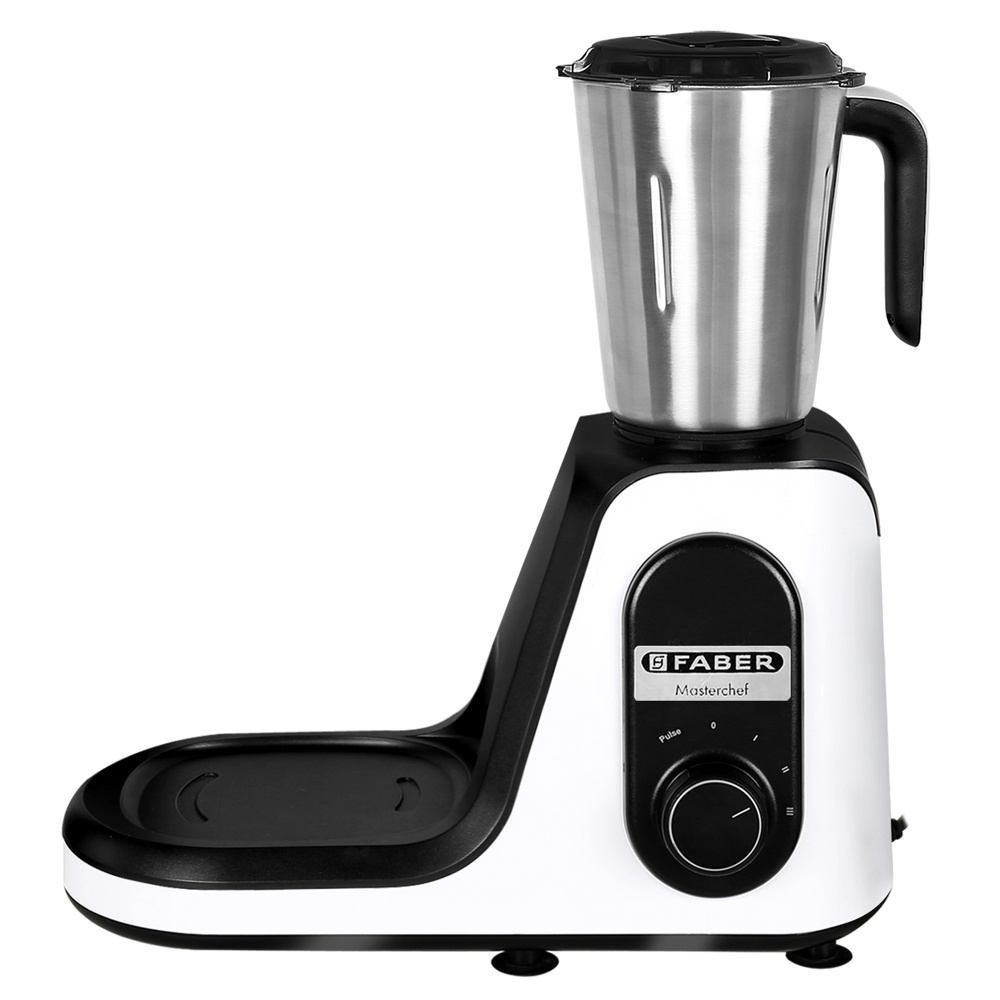 Faber FMG MasterChef 3J 1000W Juicer Mixer Grinder with 3 Stainless Steel Jar (White)