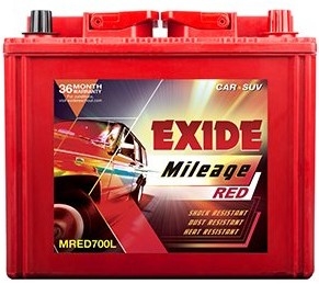 Exide Mileage 12V 65Ah Front Car Battery FMI0-MI700L