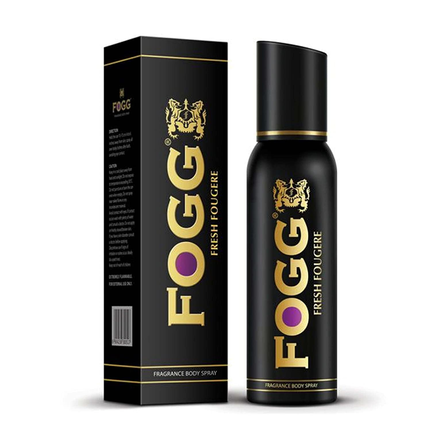 Fogg Black Series Fresh Fougere, Perfume Body Spray For Men, Long Lasting & No Gas Deodorant, 150ml