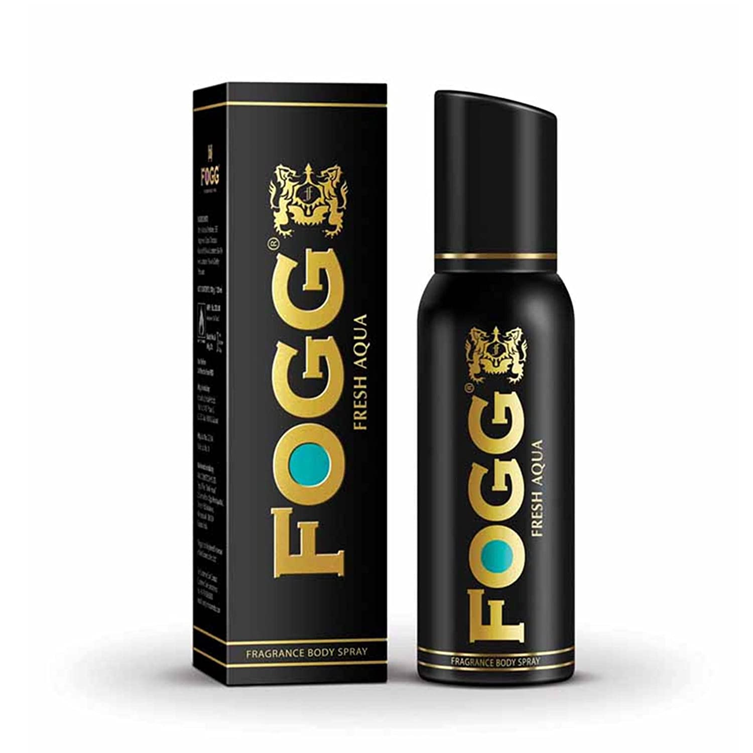 Fogg Fresh Deodorant Aqua Black Series for Men, 120ml