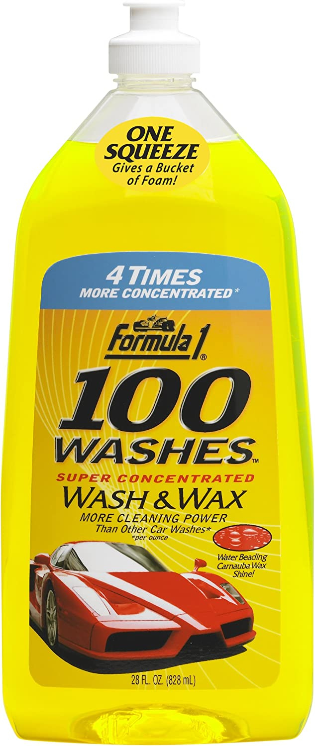 Formula1 100 Washes Wash & Wax-828ml