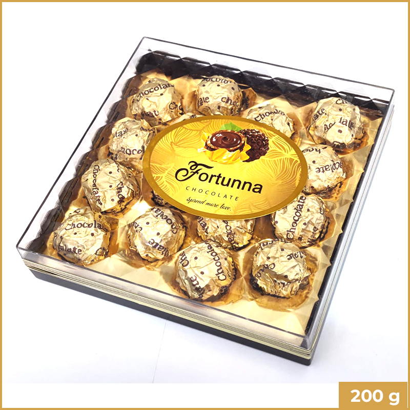 Fortuna Chocolate 16s Diamond Golden 200g