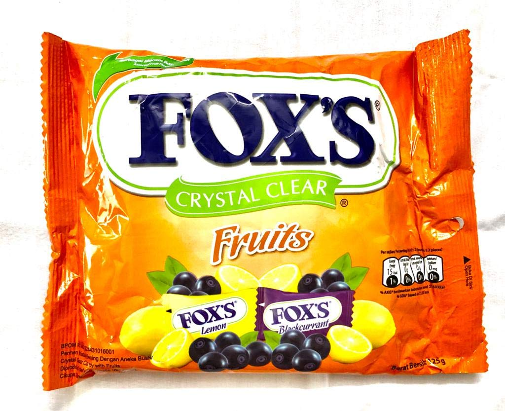 Fox's Crystal Clear Fruits, 125g