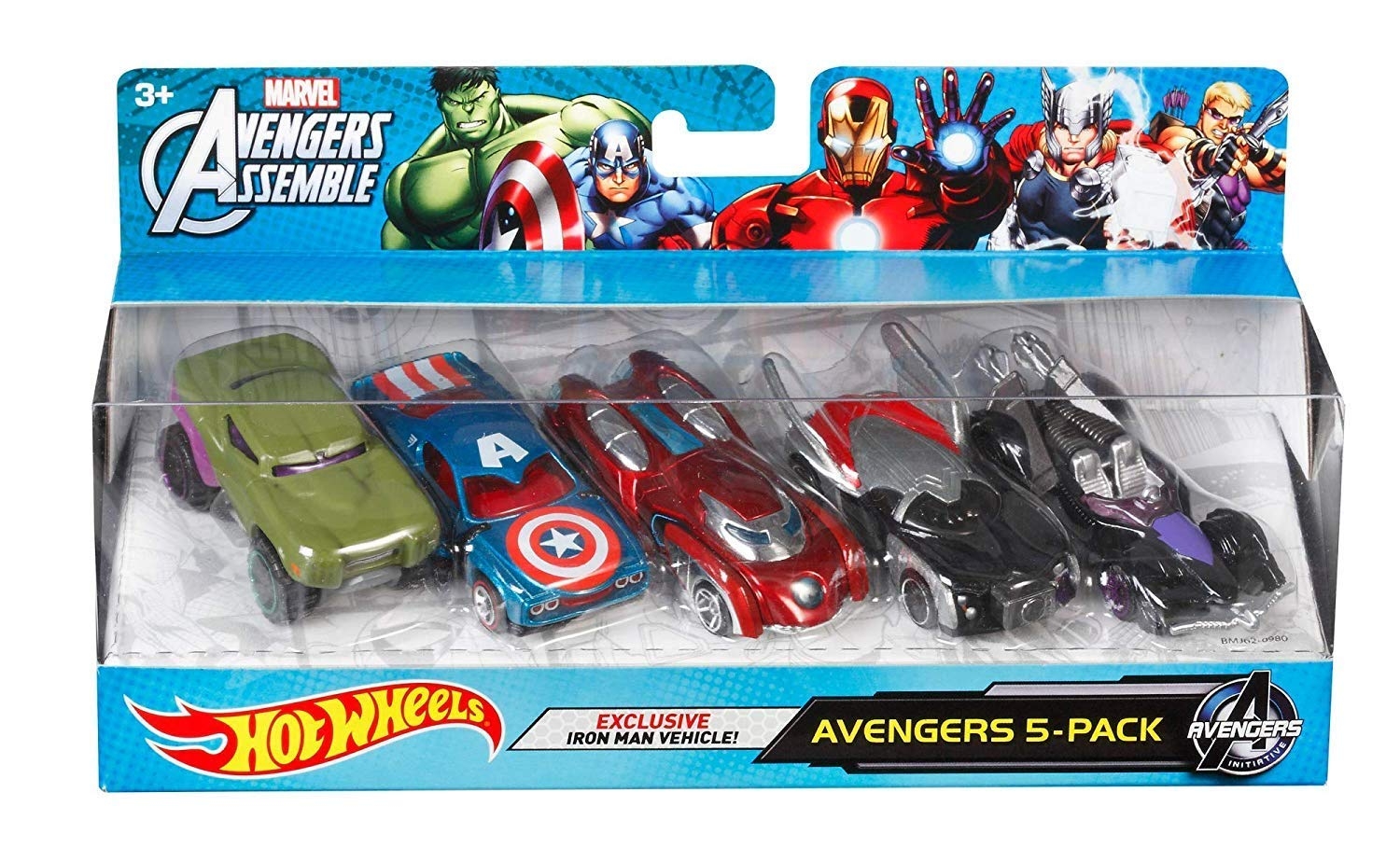 Japan Import Hot Wheels Avengers 5 car pack Hot wheels-FRN41