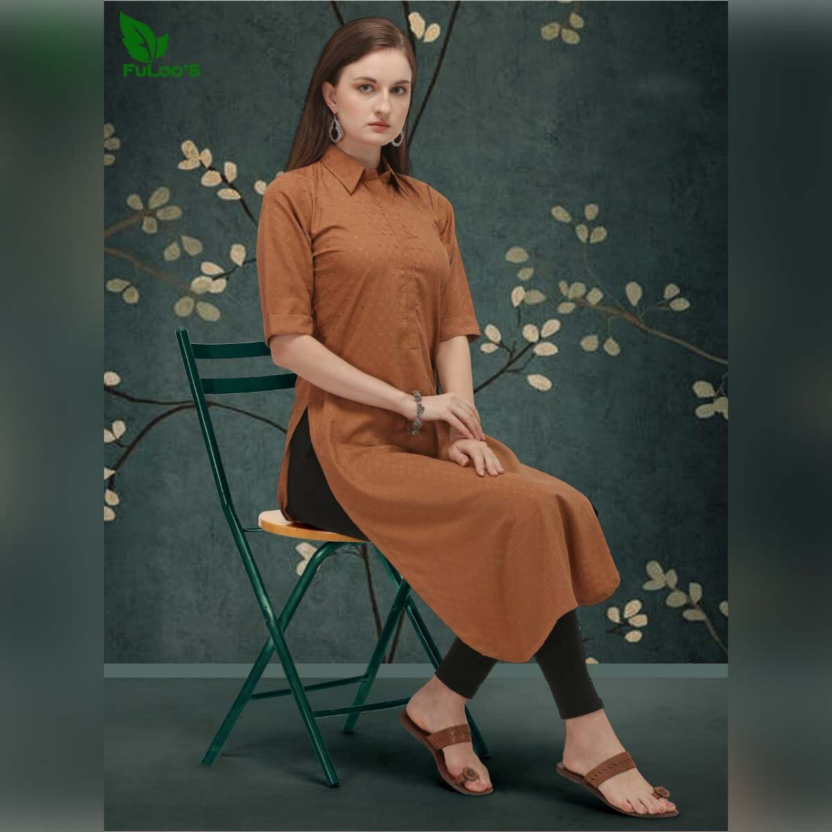 Fuloo’s Classic Kurti in Cotton for Women #1002