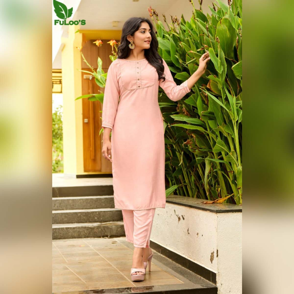FuLoo’S GL Kosh Rayon Kurtis with Pants #01