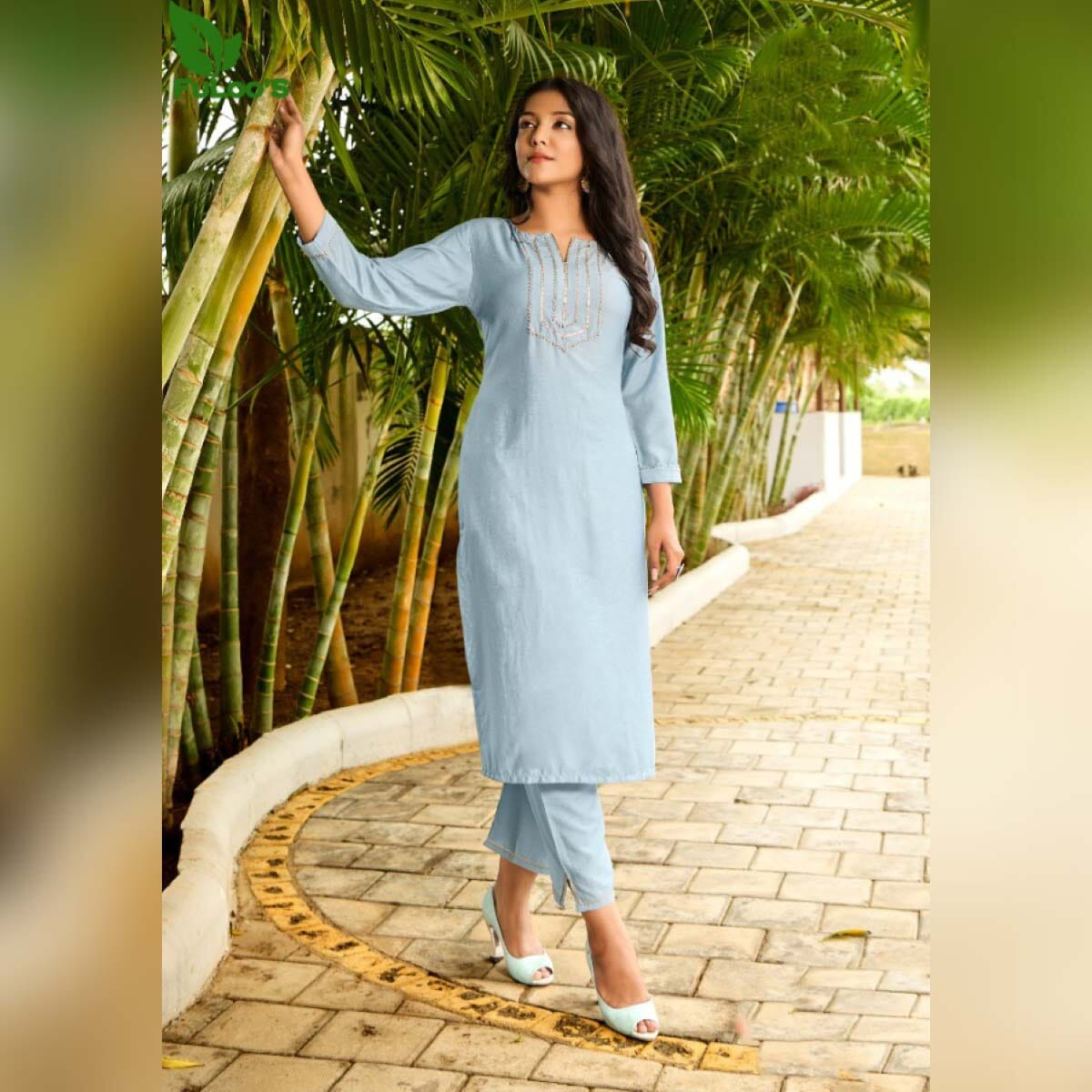 FuLoo’S GL Kosh Rayon Kurtis with Pants #02