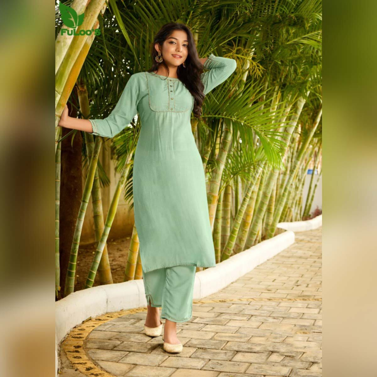 FuLoo’S GL Kosh Rayon Kurtis with Pants #04