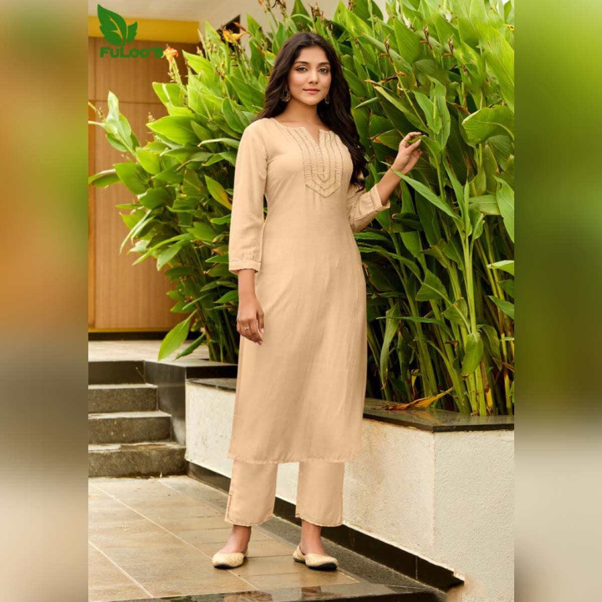 FuLoo’S GL Kosh Rayon Kurtis with Pants #06