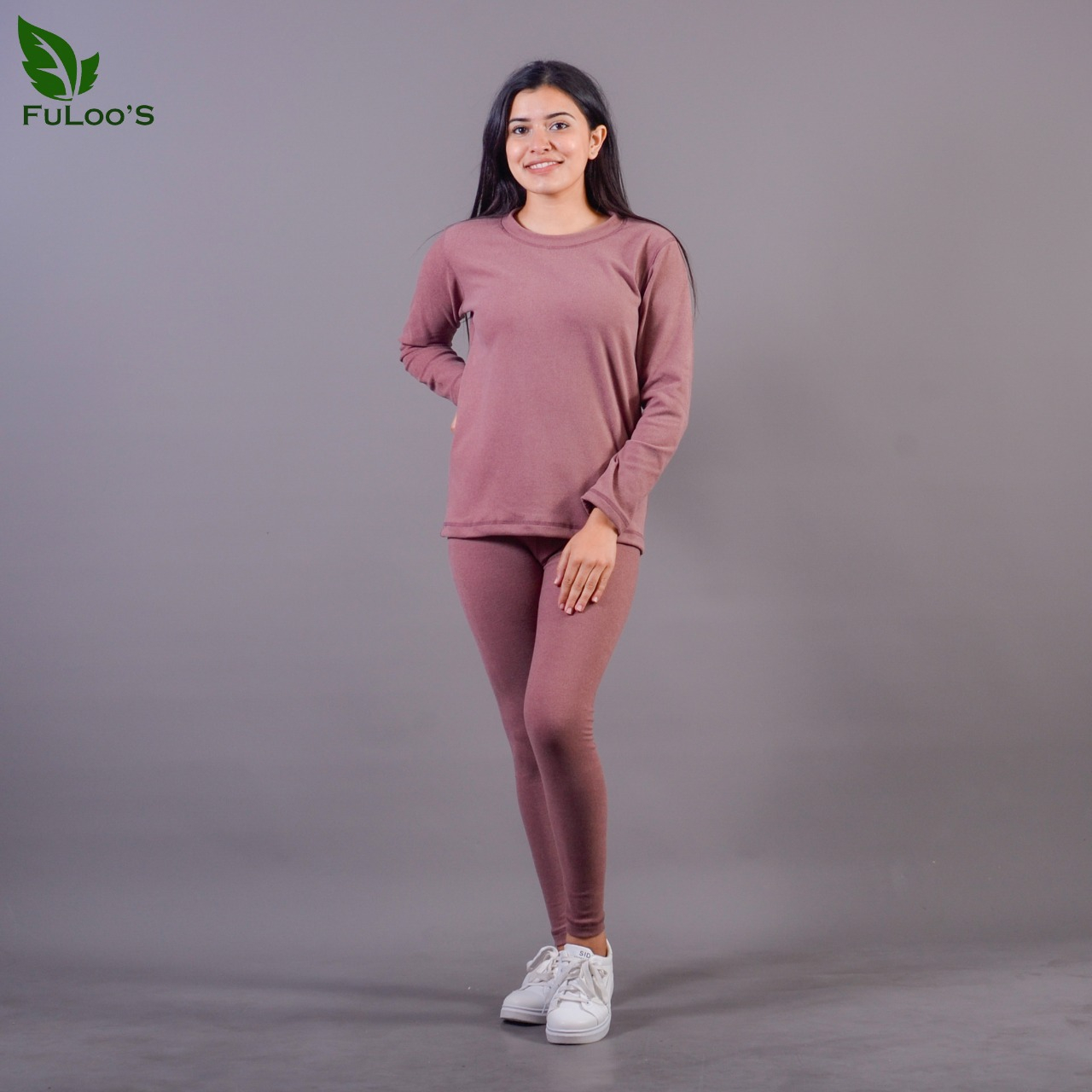 Fuloo's Inner Thermal Wear In Different Colors For Women-Pink-M