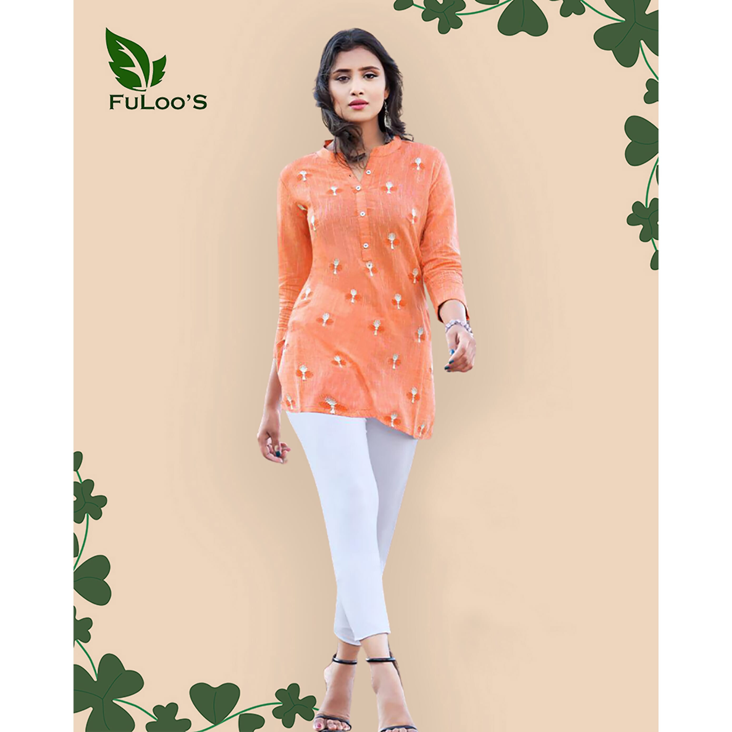 Fuloo's T&T Cotton Tops For Women #1008
