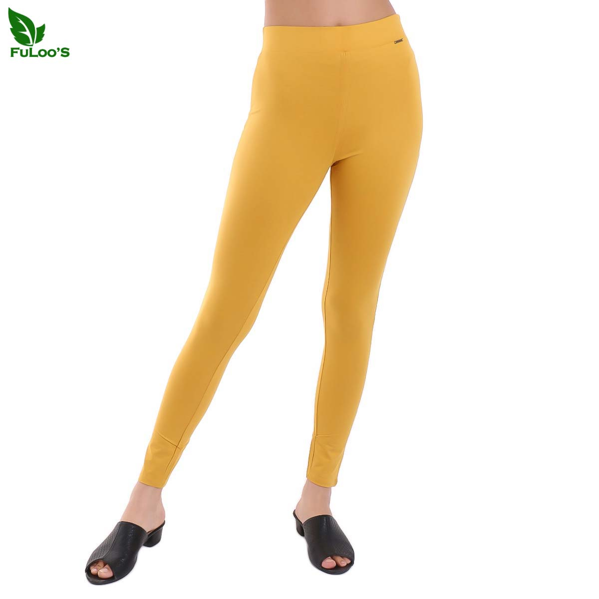 Fuloo's Venice Treggings For Women-Yellow-L