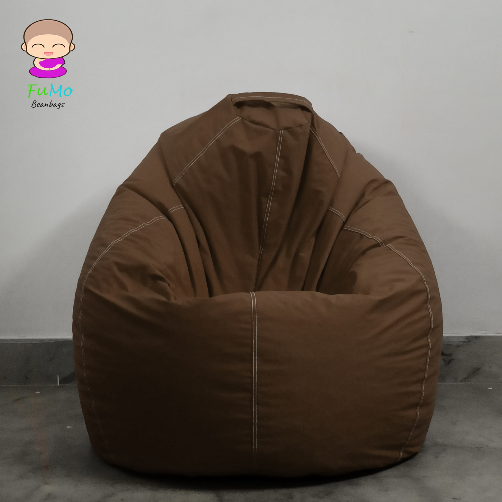 FUMO Classic Water Resistant Bean Bag - 3xl (Brown)
