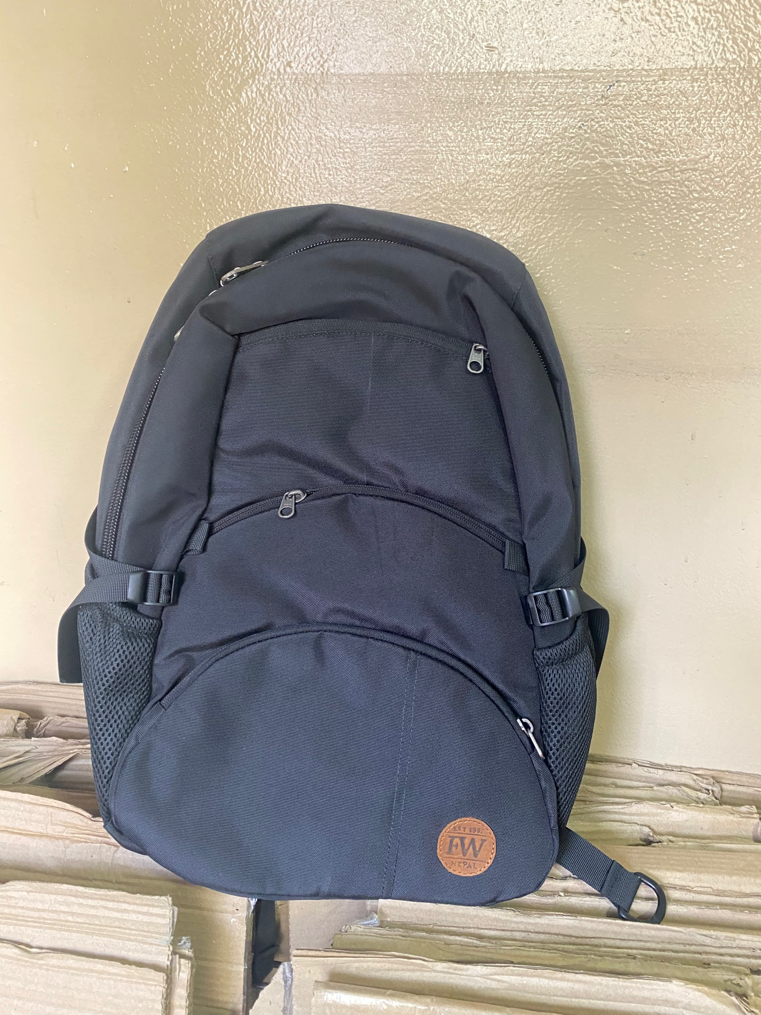 FW Three Pocket Backpack Black