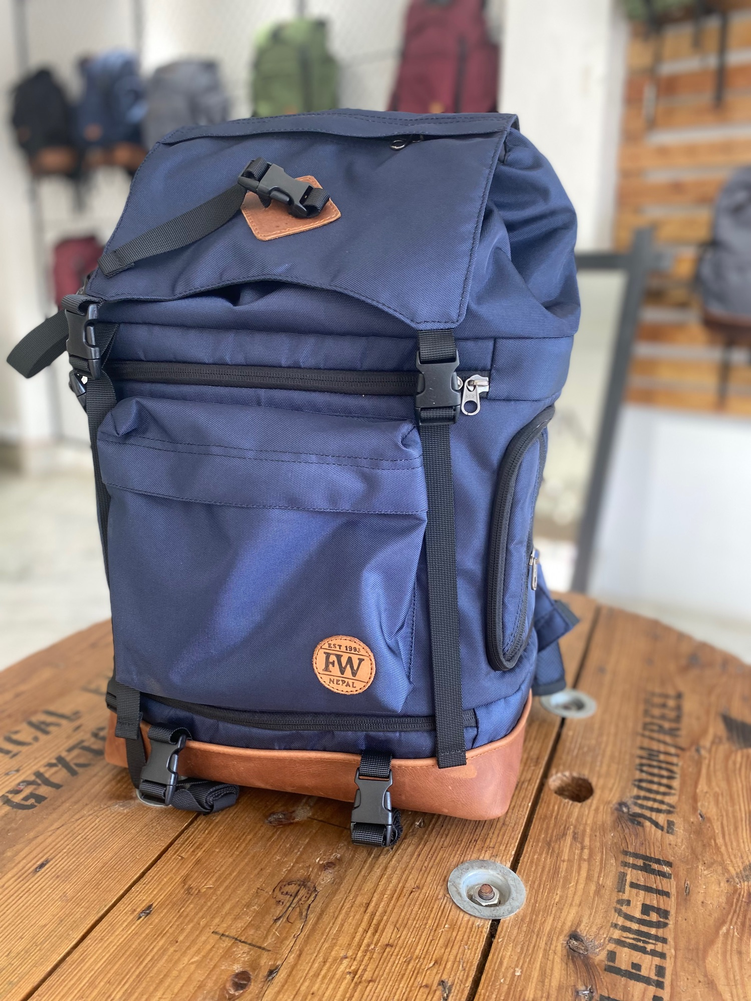 FW Venture Camera Backpack Navy Blue
