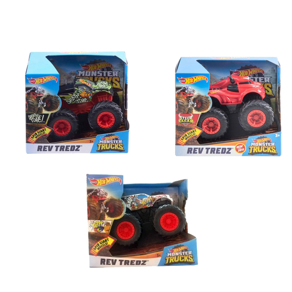 Hot Wheels Monster Trucks Rev Tredz Fried Up (FYJ71)