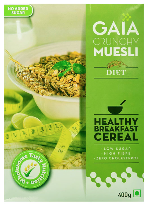 Gaia Crunchy Muesli Diet 400Gm