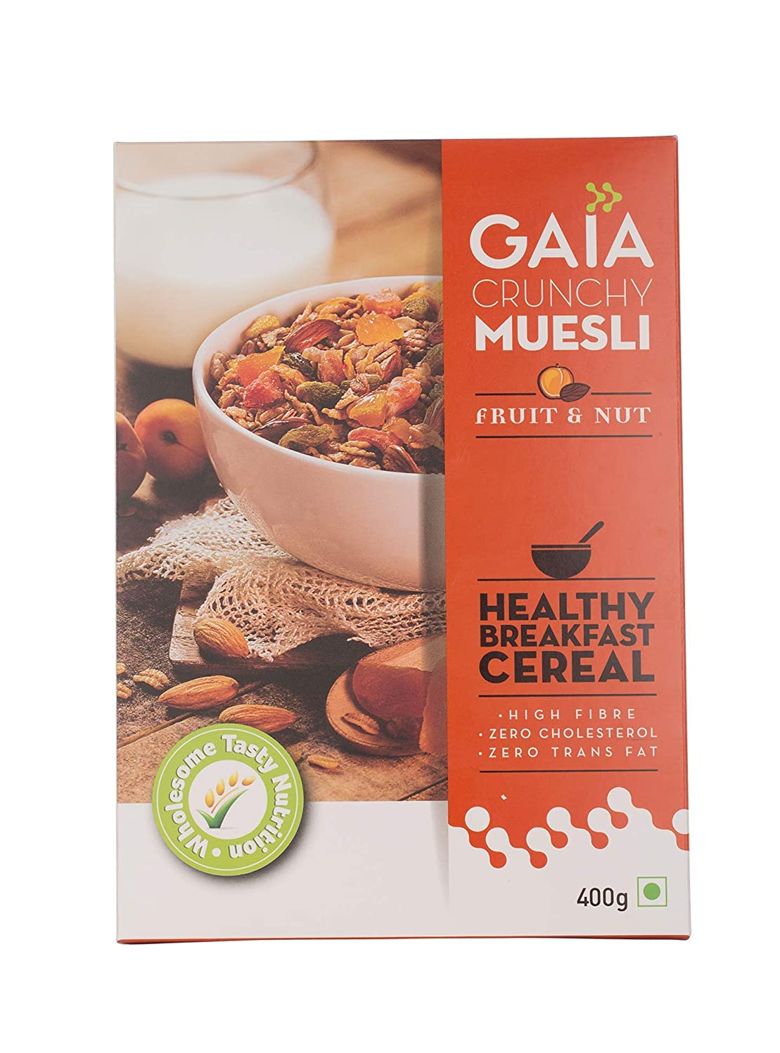 Gaia Crunchy Muesli Fruit & Nuts 400gm