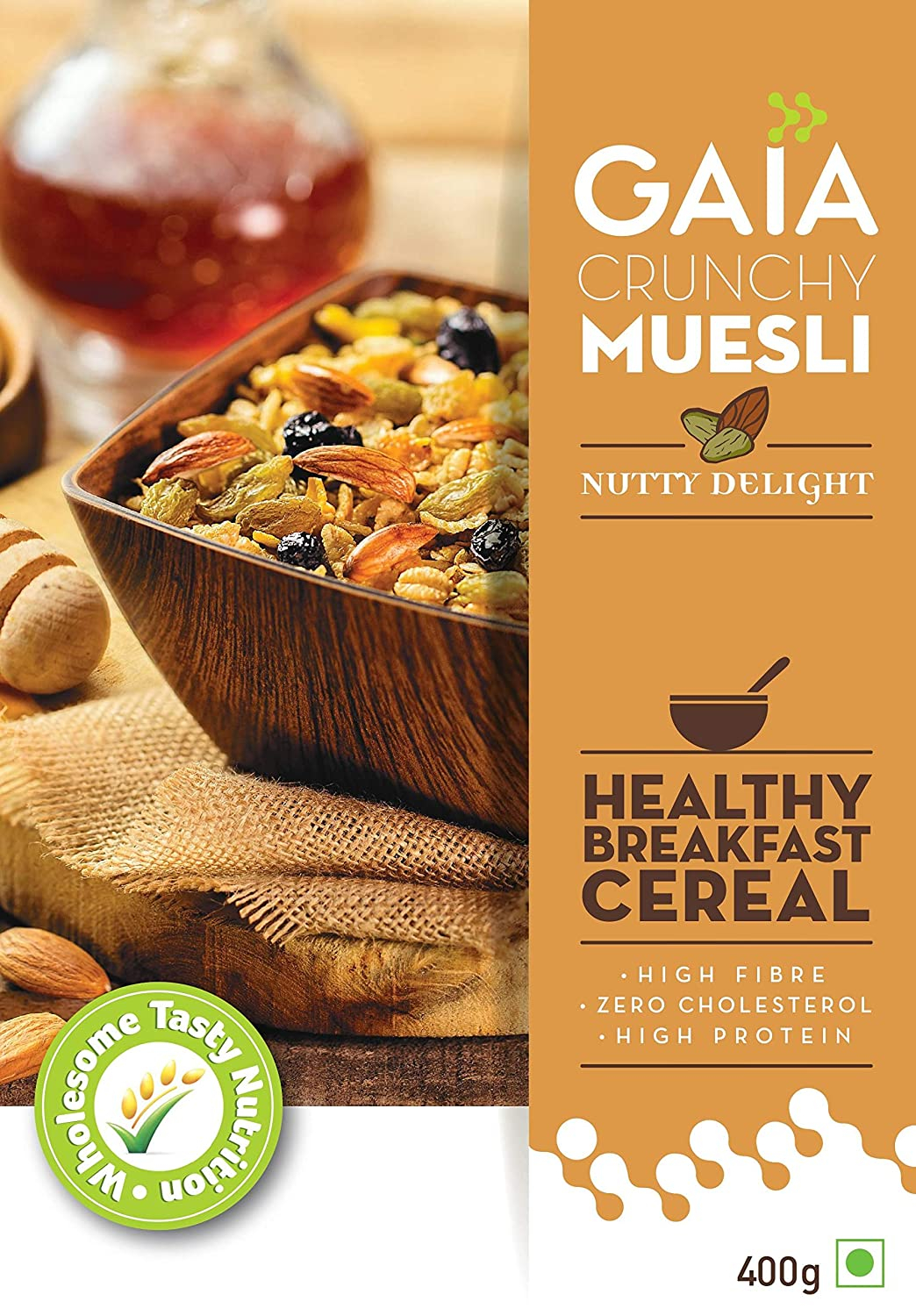 Gaia Crunchy Muesli Nutty Delight 400gm