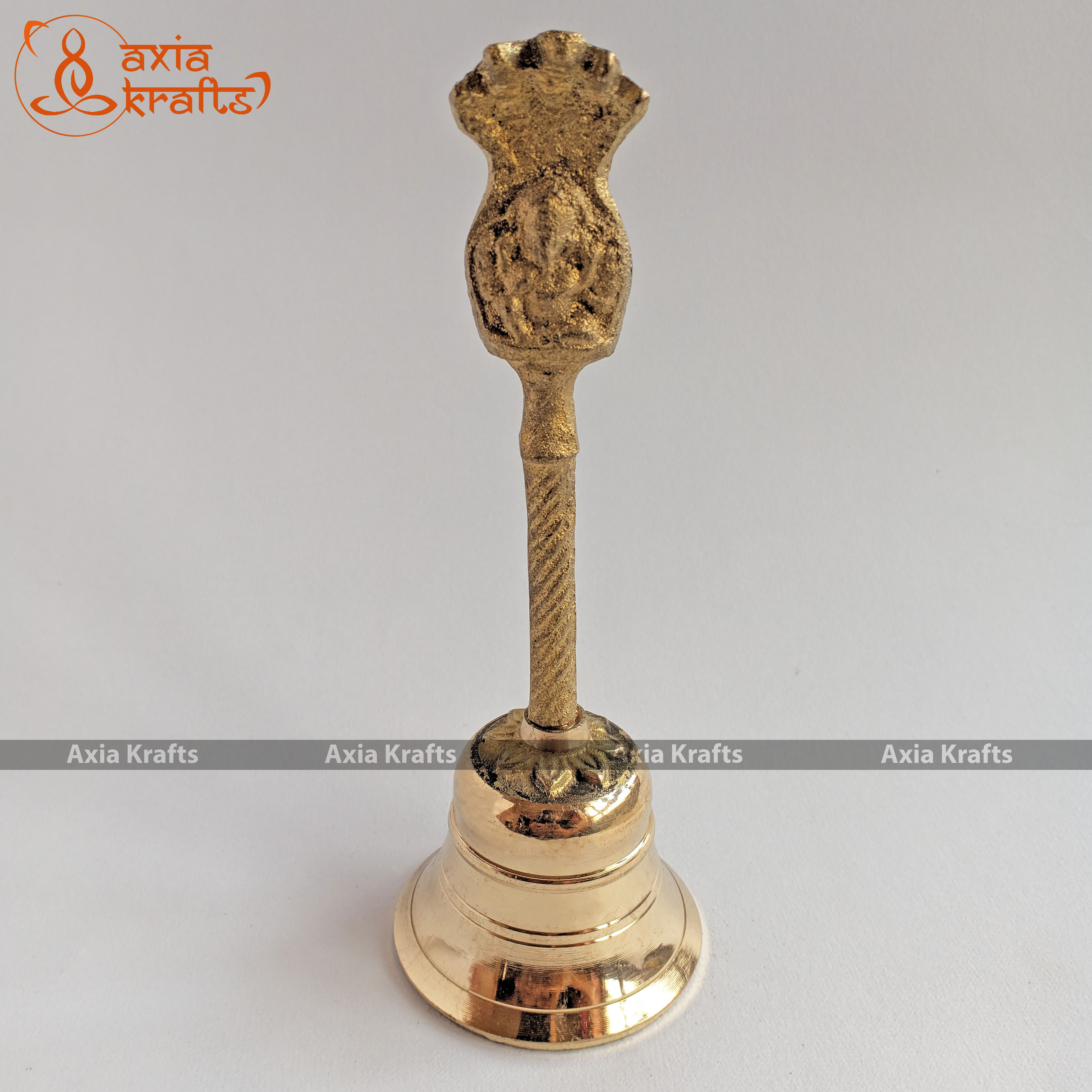 Axia Krafts Ganesh Nepali Ghanti ( Bell ) -17x6Cms - 0.236Kgs