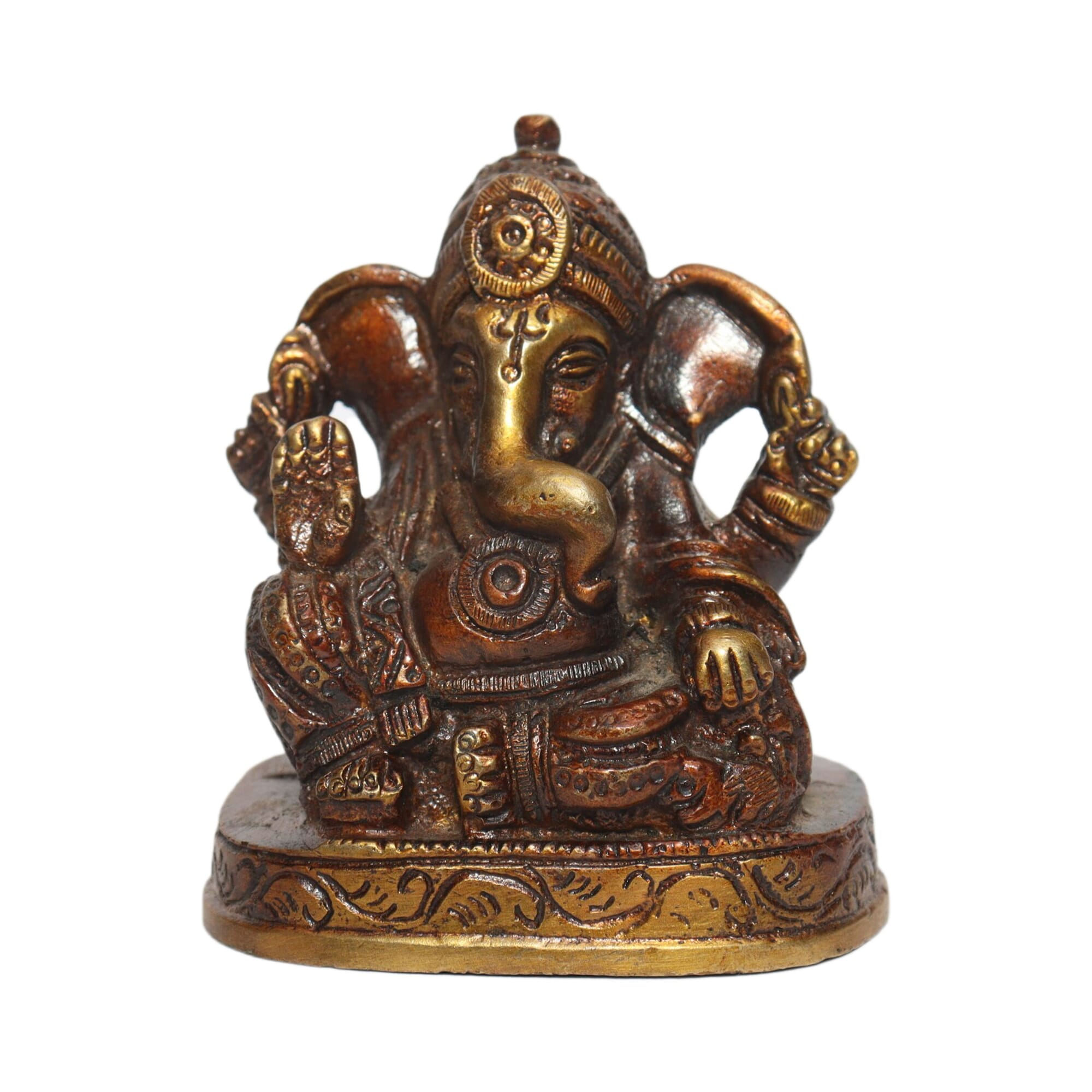 Seven Chakra Handicraft - 7cm Size Ganesha Statue