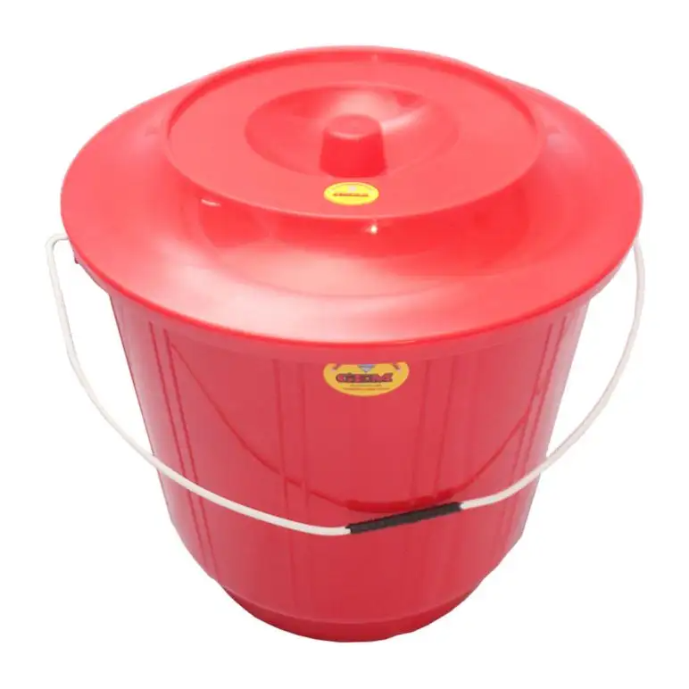 Gem Plastic Bucket With Lid- 172