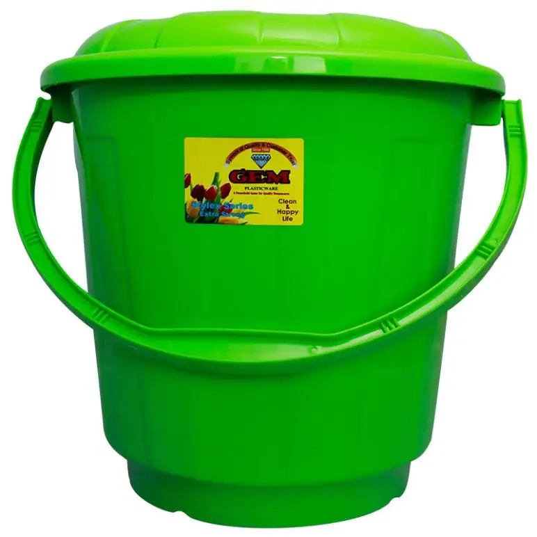 Gem Plastic Bucket w/ Lid 51515