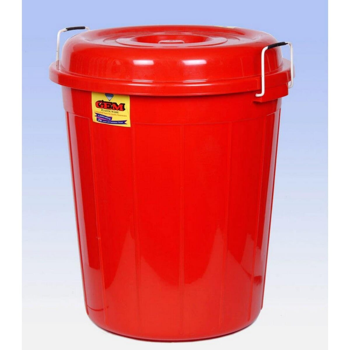 Gem Plastic Bucket (Drum) With Lid - 50 L (505)