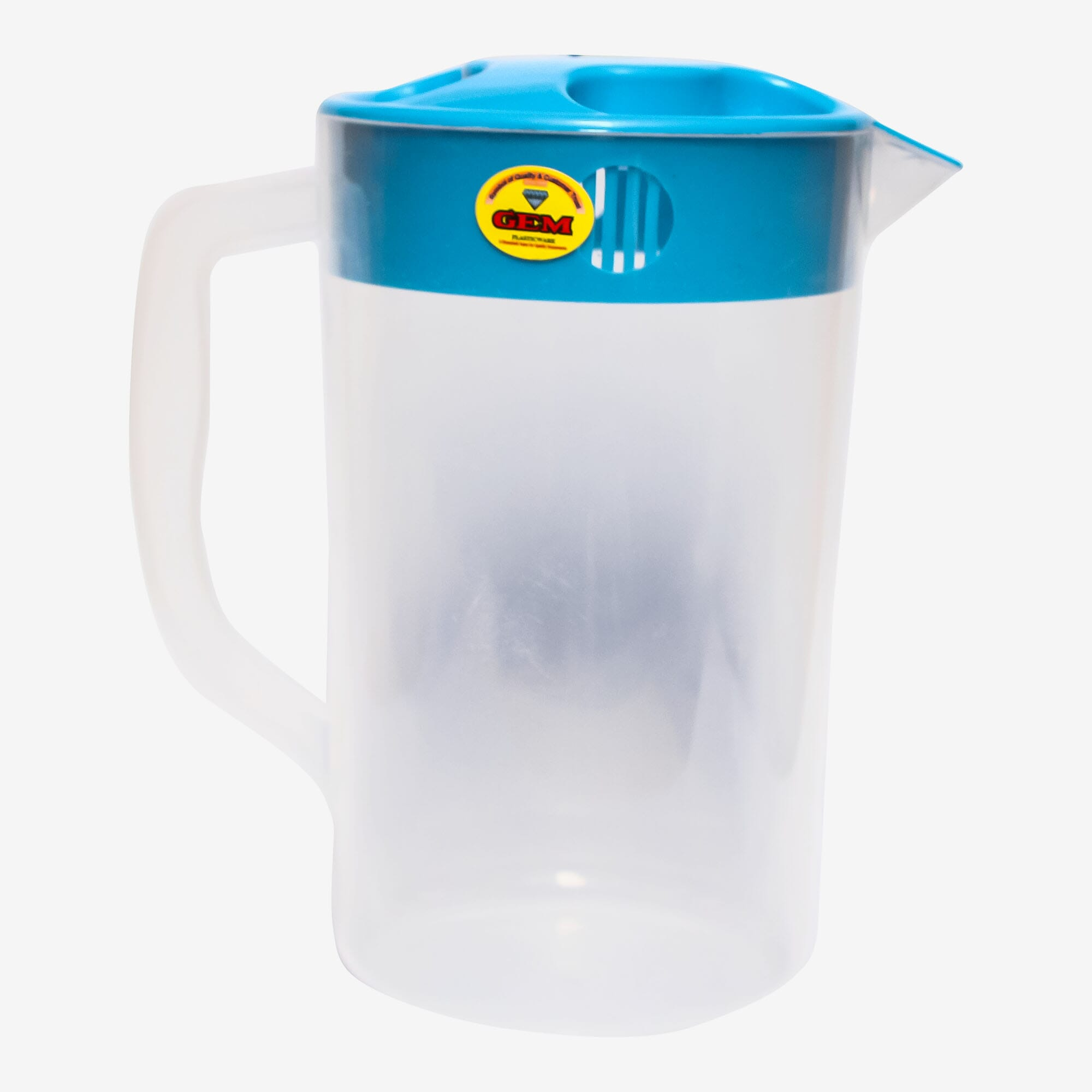 Gem Blue Plain Plasticware 1L to 2L Water Holding Capacity