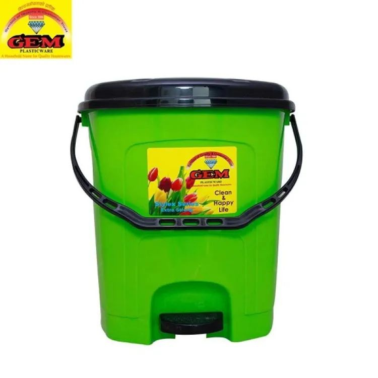Gem Plastic Pedal Dust Bin - 410