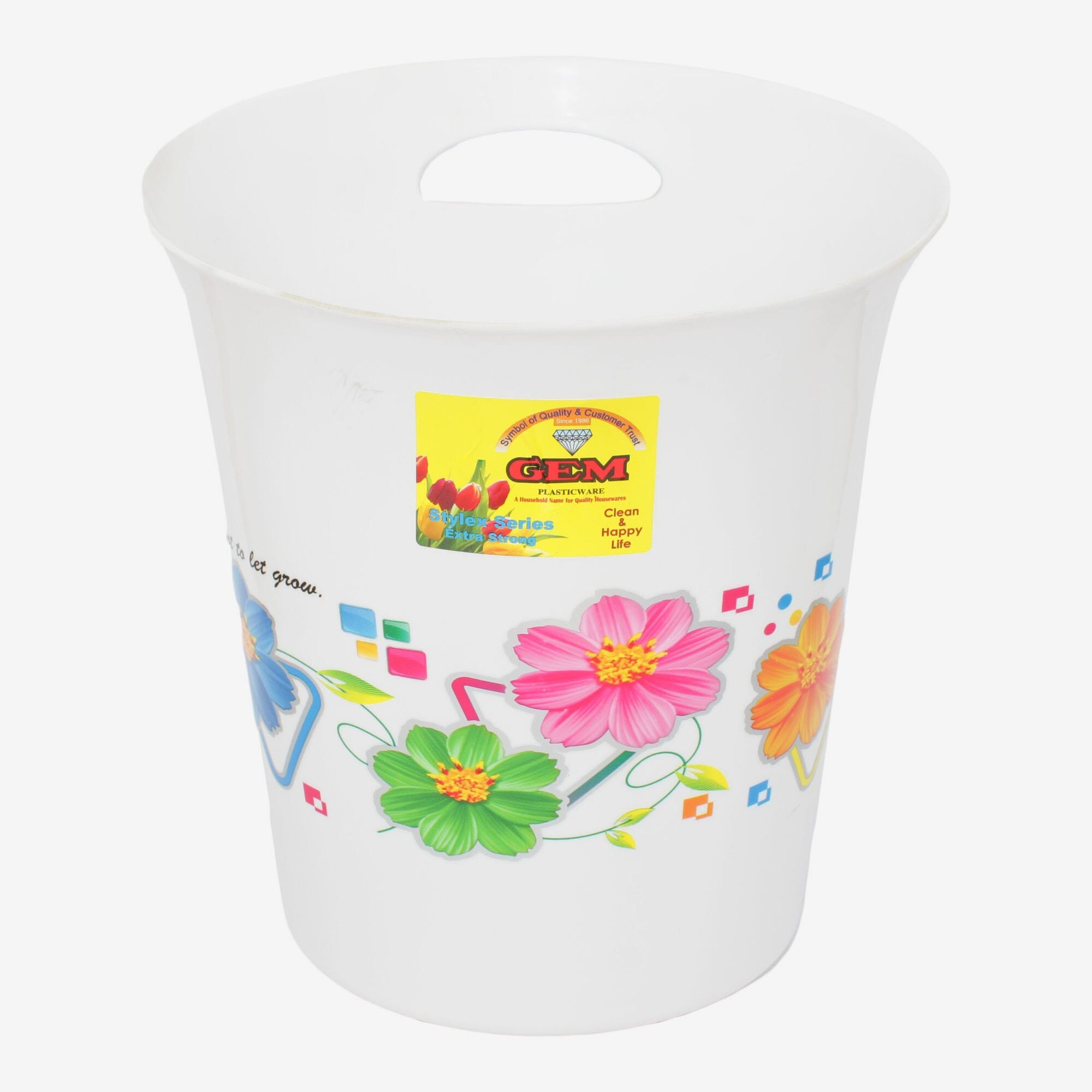 Gem Taper Dustbin 407P STYLEX