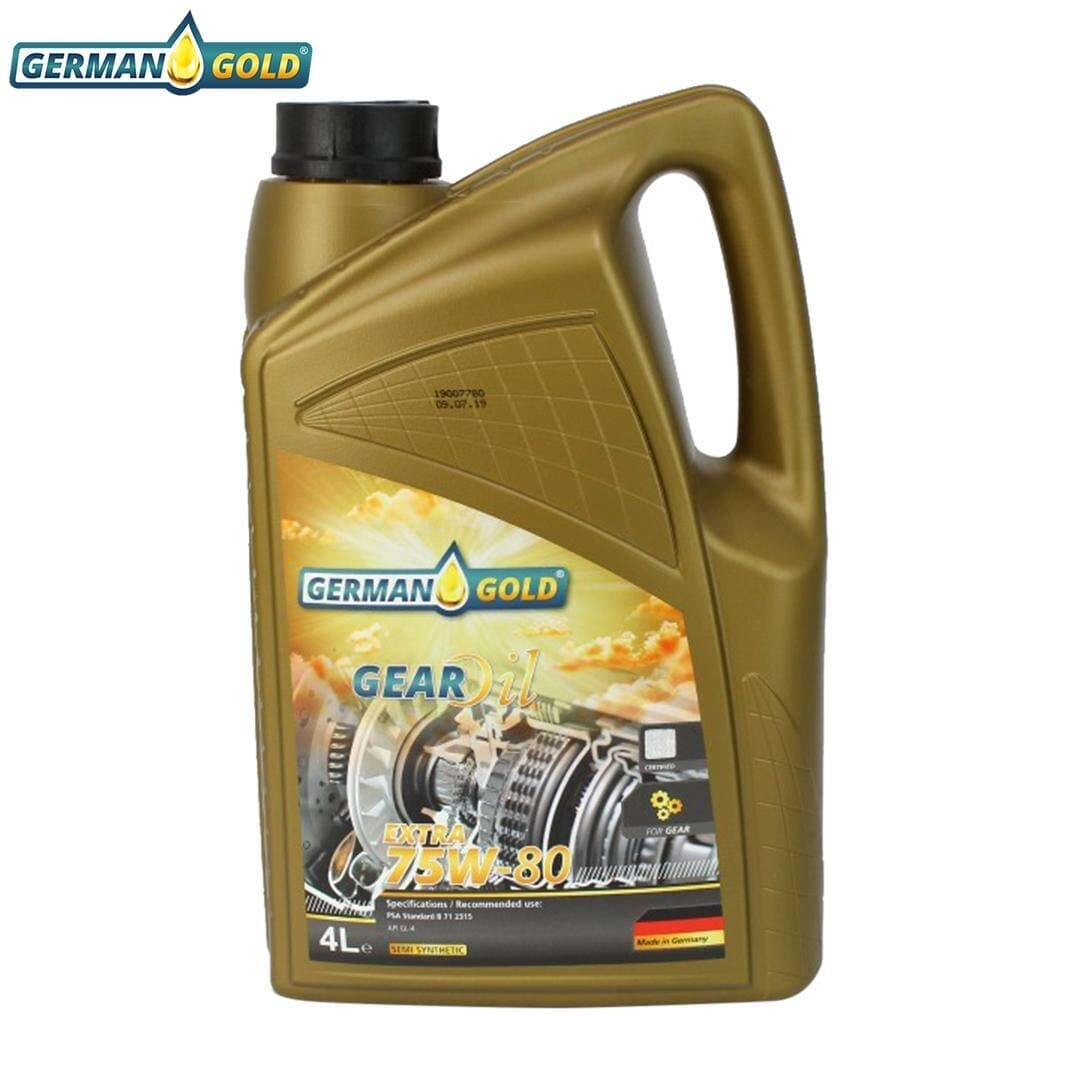 German Gold Gear Oil Super Synth 75W-80- 4L