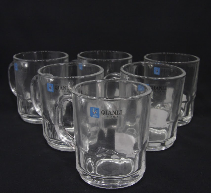 Laughing Buddha - Glass Cup ZB-240 (Set of 6)