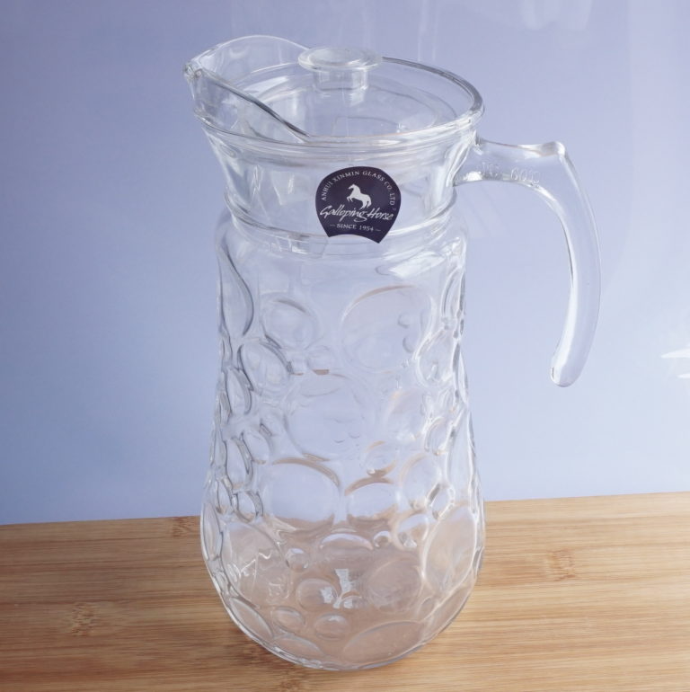 Laughing Buddha - Galloping Horse Glass Jug 1.8L