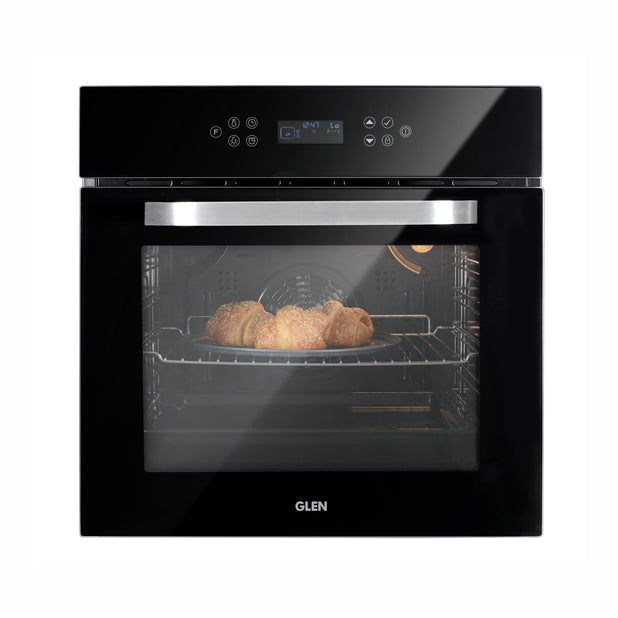 Glen Bo 652 Mrt Oven - Built in Oven Motorised Rotisserie Turbo Fan 70Ltr with 12 Multi-functions (BO-652MRT)