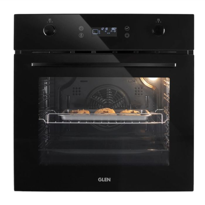 Glen Bo 652 Mrt Oven - Built in Oven Motorised Rotisserie Turbo Fan 70Ltr with 12 Multi-functions (BO-652MRT)