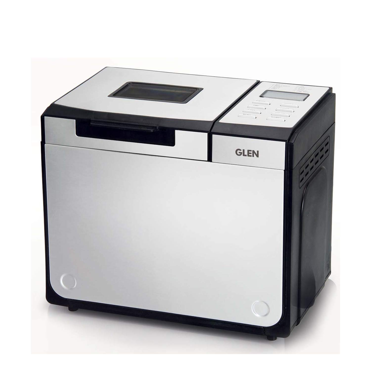 Glen Sa 3034 - Bread Maker  & Atta Kneader Fully Automatic 12 Pre-Set Functions Electronic Control Panel, 615W Silver (3034)