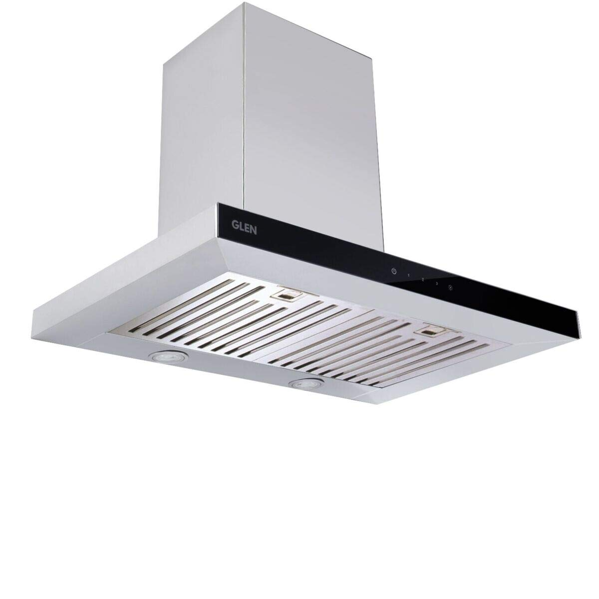 Glen Ch 6056 Ts 60cm 1250m3/h Chimney - 250 m3/hr Wall Mounted Kitchen Chimney Touch Controls baffle Filters (6056 TS