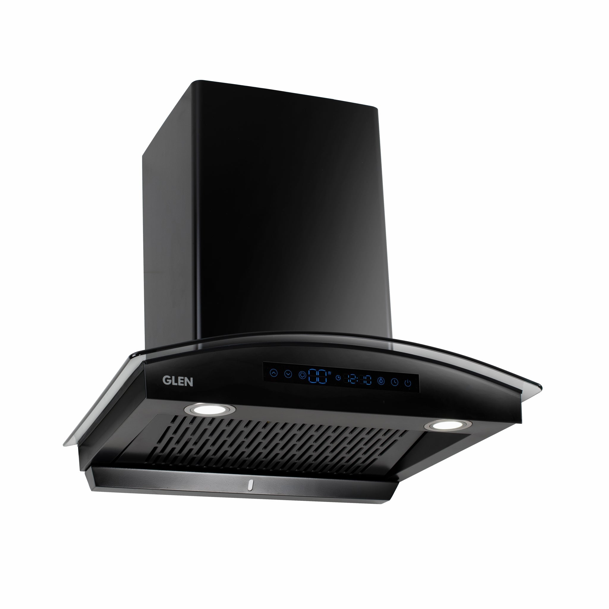 Glen Ch 6069Bl Ms Ac (60cm) Chimney - Auto Clean Curved Glass Chimney with Inverter Technology, BLDC Motor 1400 m³/h - 60/76/90cm (6069 BL BLDC AC )