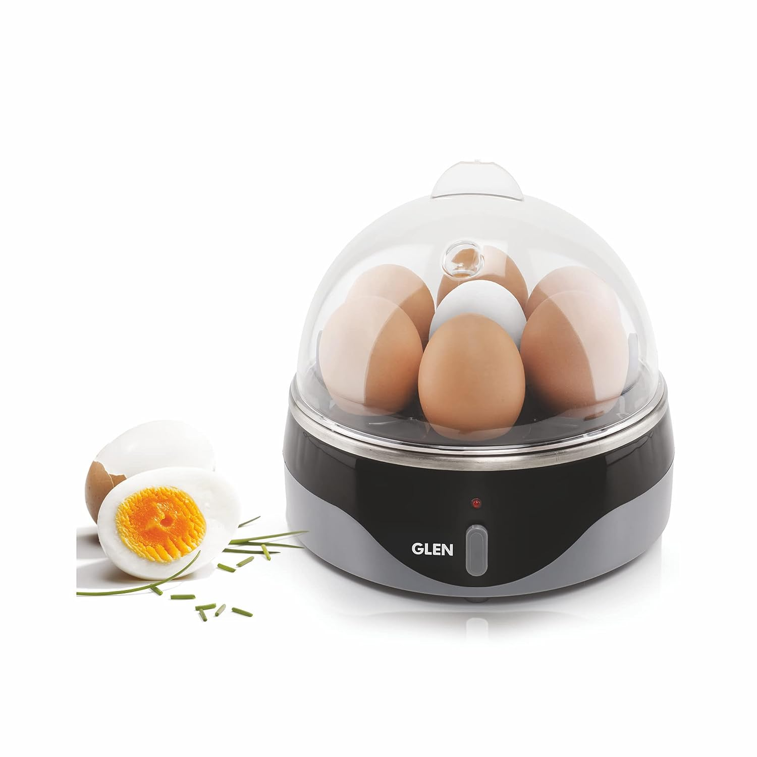 Glen Sa 3030 Eb - Plastic Electric Egg Boiler,350 Watts (Sa-3030Eb7)-Grey