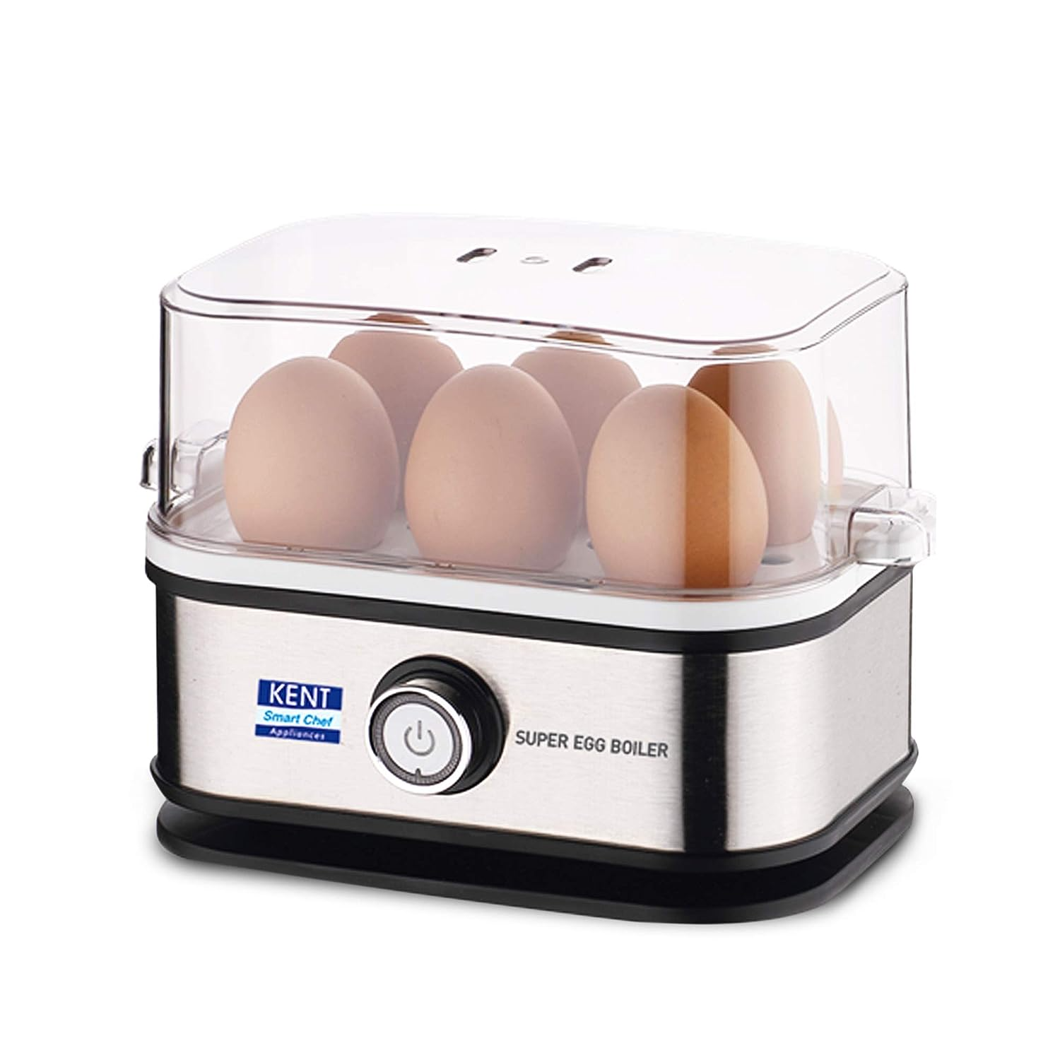 Glen Sa 3036 Eb - Egg Boiler Boils 8 Eggs, 4 Poaching Cups, Auto shut Off, 500W (3036EB8)