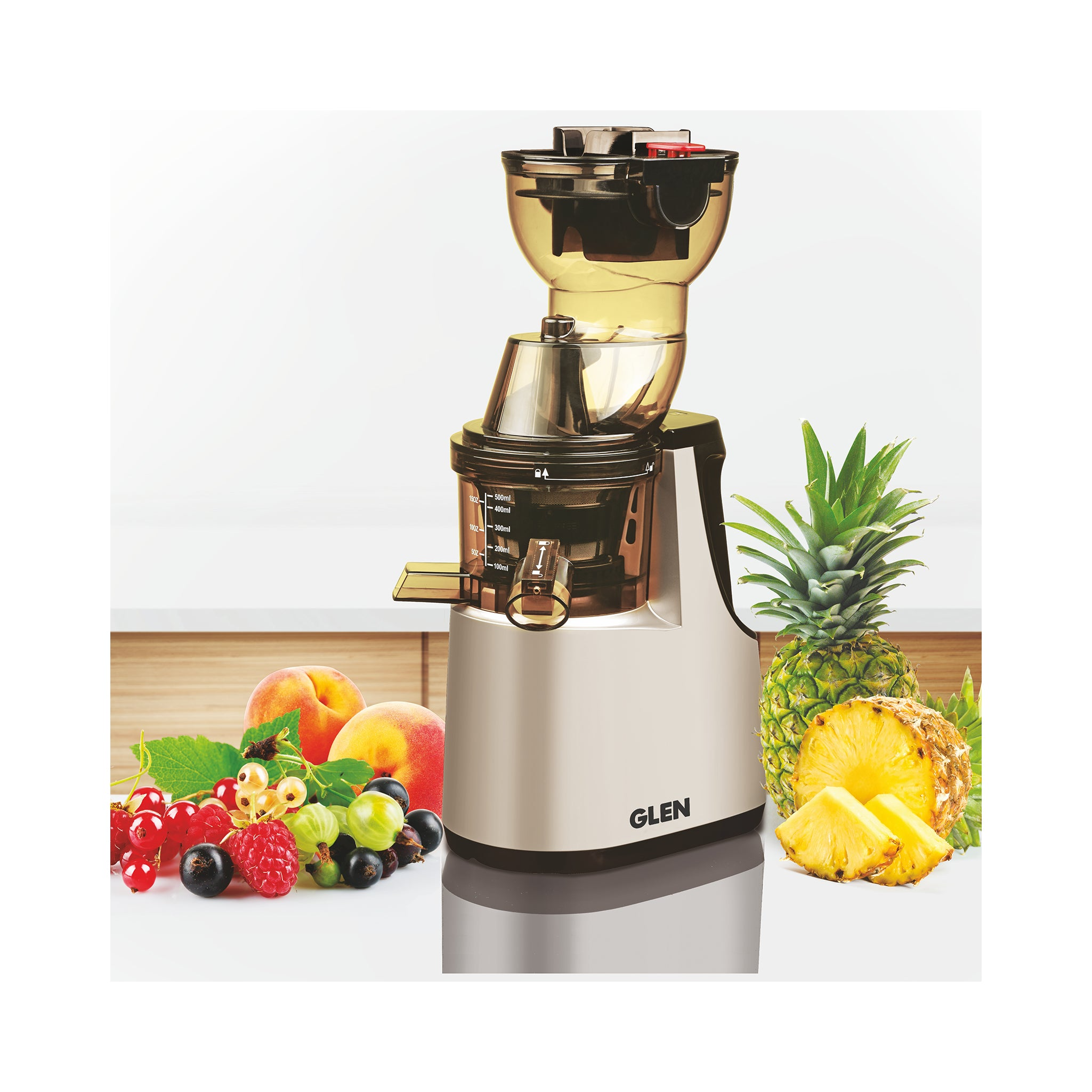 Glen Sa 4018 200 Watt - Juicer BPA-Free Material - Powerful Motor - 250 W, Eco - Friendly - Easy to clean SA-4018SJ 220 W Juicer