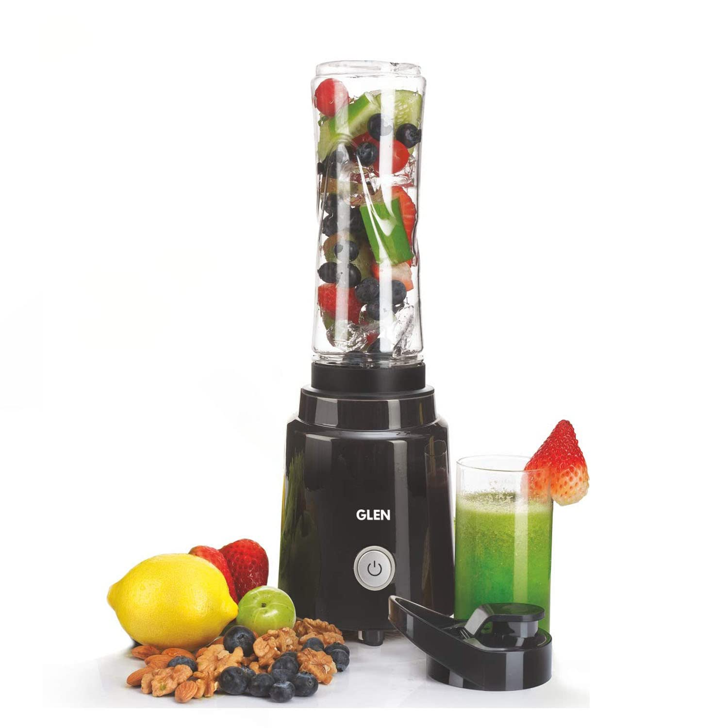 Glen Sa 4047n 200 Watt - Portable Nutri Blender 200W , Personal 600ml Sporty BPA free bottle, Black