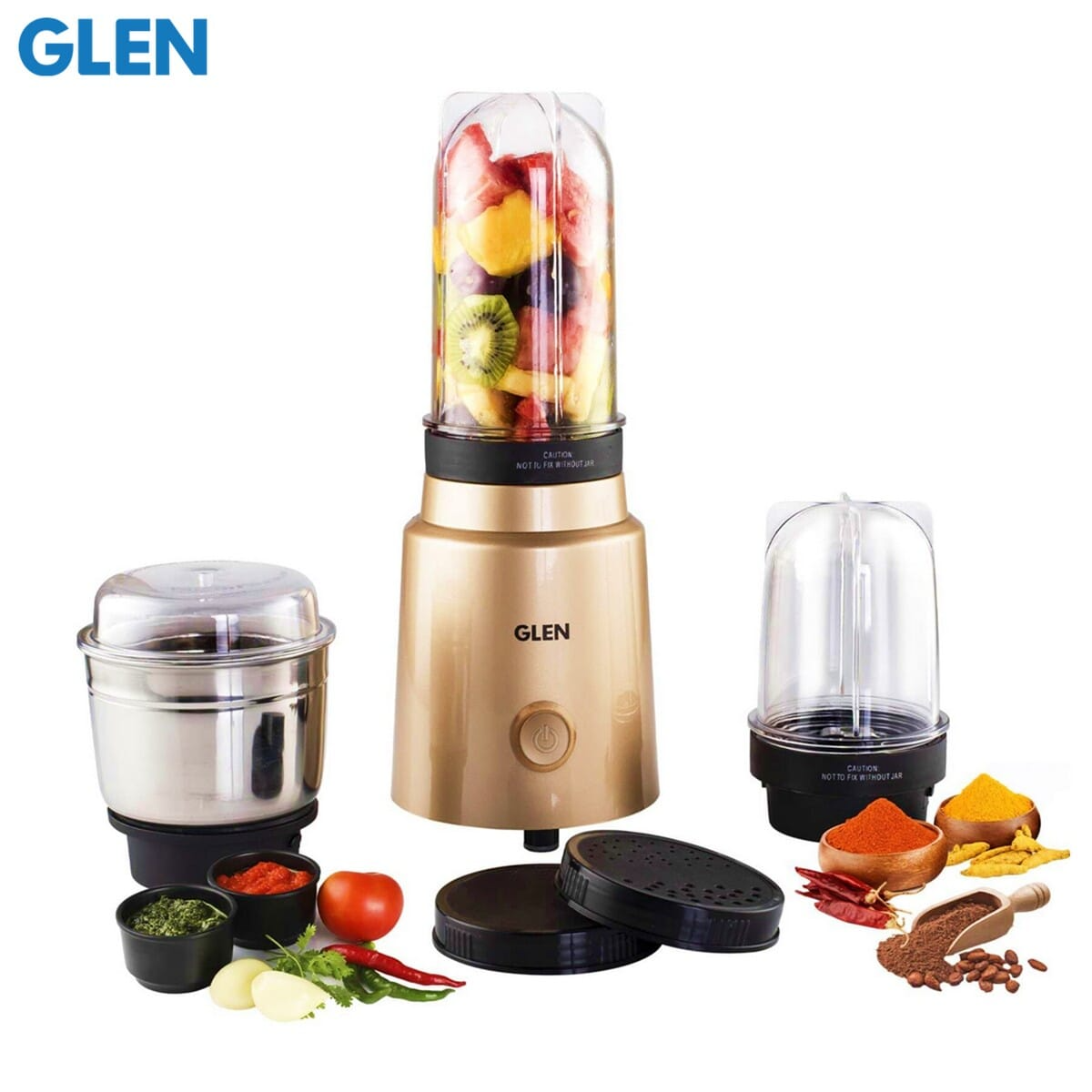Glen Sa 4048 Bg Cg 250 Watt - Active Blender Grinder, 20000 RPM Mixer