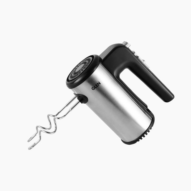 Glen Sa 4058 200 Watt - Hand Mixer 200 W 2 Beaters with 5 Speed Settings - Black and Grey