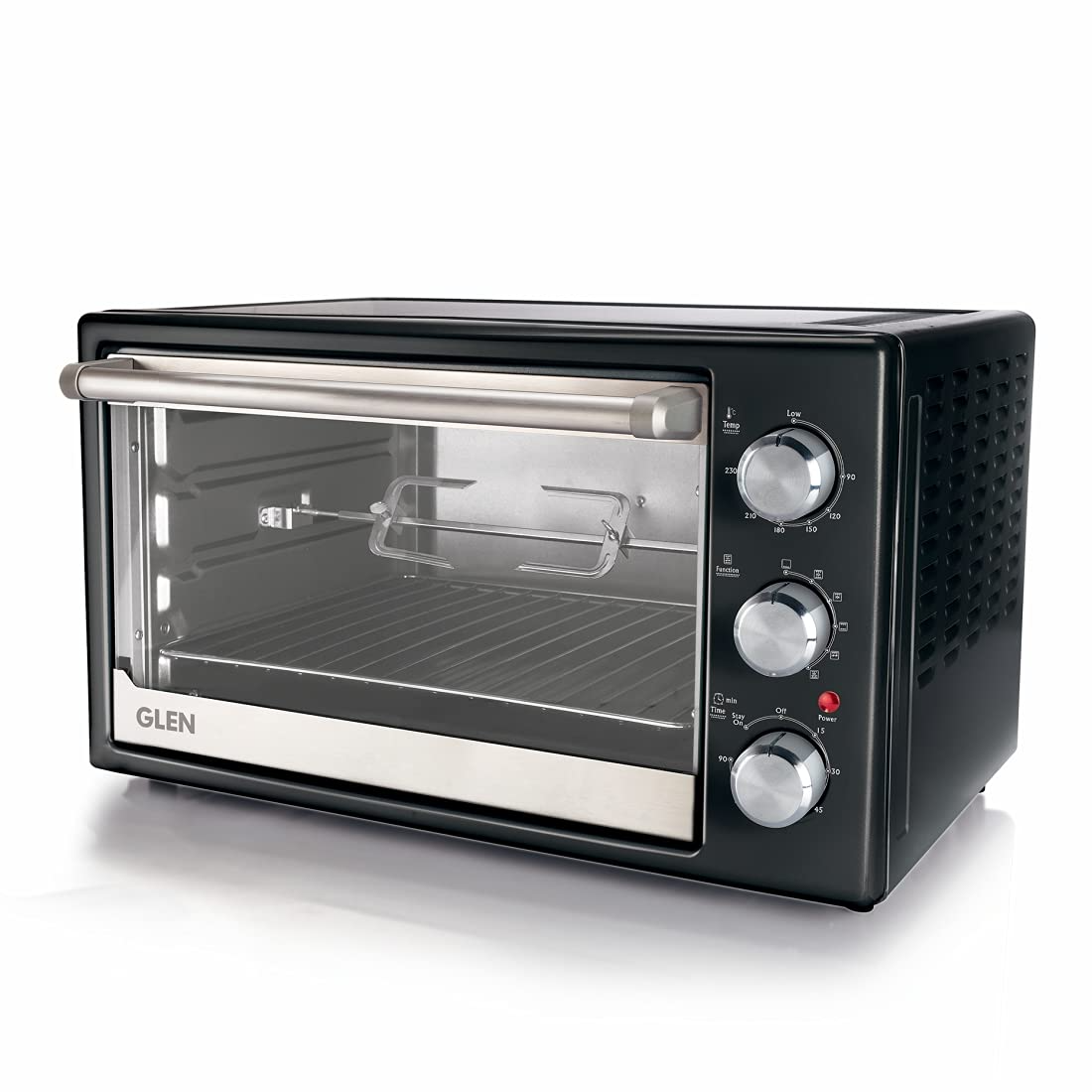 Glen Sa 5042 Blrc Oven - Oven Toaster Griller (OTG) -42 Litres, Motorized Rotisserie, Convection Fan, 2000W - Black (5042BLRC)