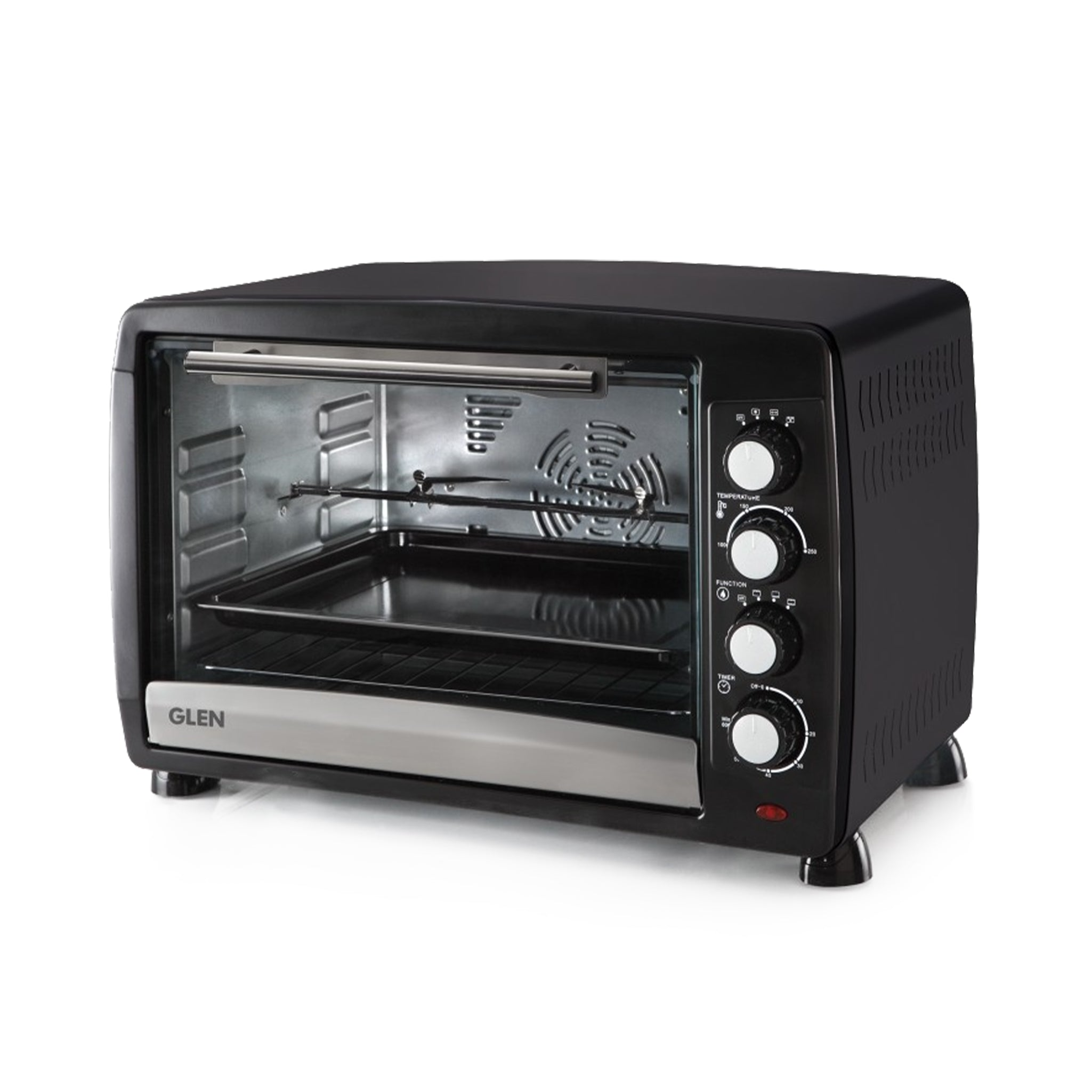 Glen Sa 5048 Oven - Oven Toaster Griller (OTG) -48 Litres, Full Back Convection, Motorized Rotisserie, 2000W - Black (5048RC)