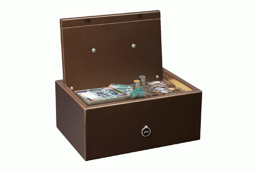 Godrej Cash Box With Coin Tray